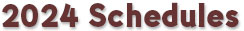 2021 Schedule